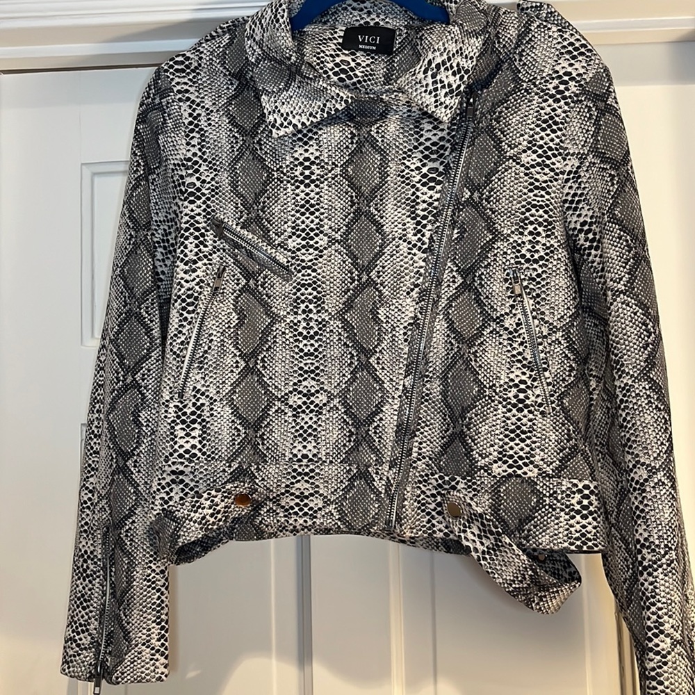 COPY - Faux Snakeskin Jacket